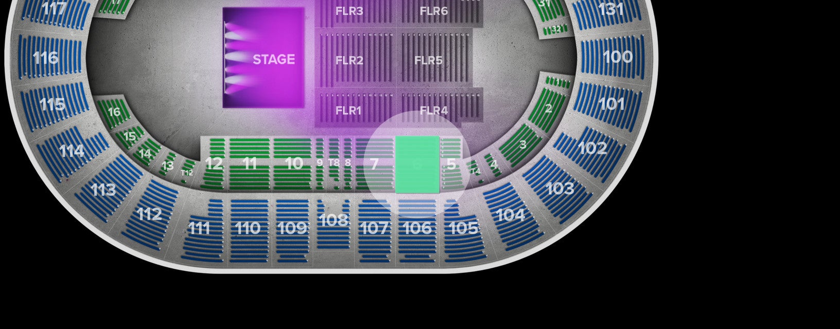 Seat view from Box