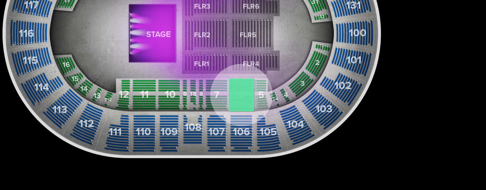 Seat view from Box
