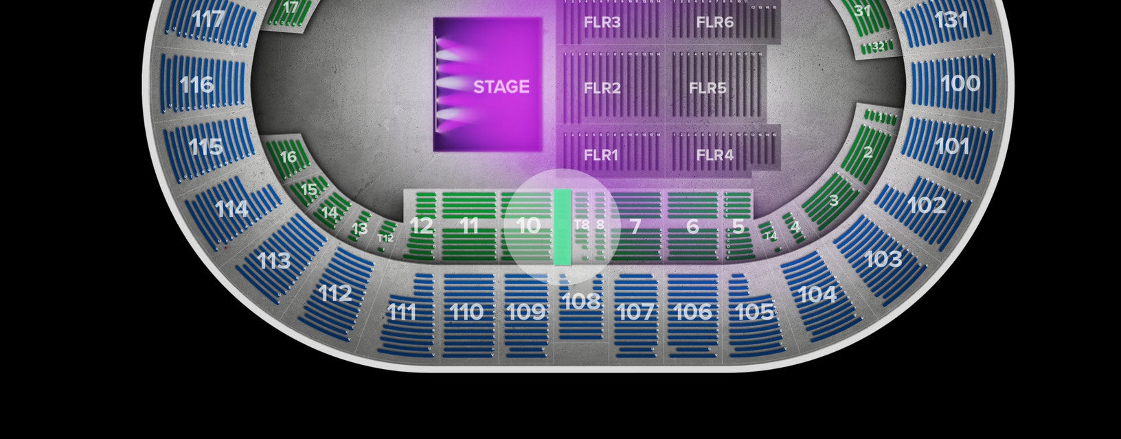 Seat view from Box