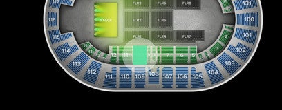 Seat view from Mezzanine