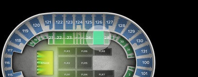 Seat view from Mezzanine