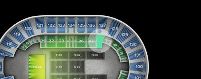 Seat view from Mezzanine