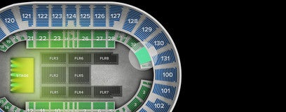 Seat view from Mezzanine