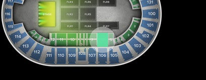 Seat view from Mezzanine