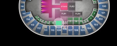 Seat view from Mezzanine