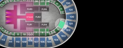 Seat view from Mezzanine