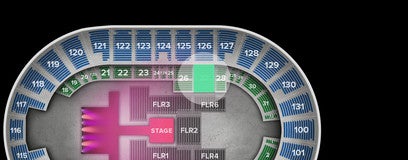 Seat view from Mezzanine