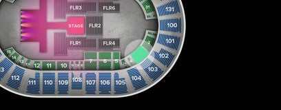 Seat view from Mezzanine