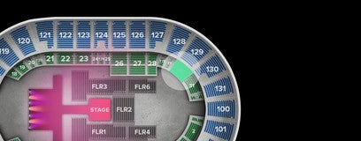 Seat view from Mezzanine