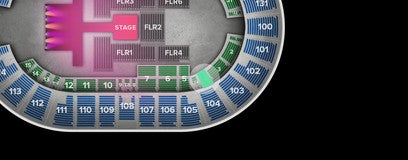 Seat view from Mezzanine