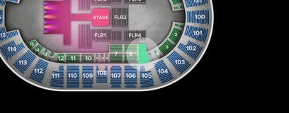 Seat view from Mezzanine