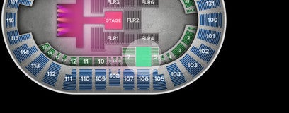 Seat view from Mezzanine