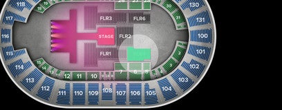 Seat view from Floor