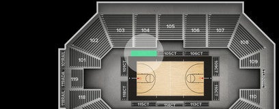 Seat view from Courtside