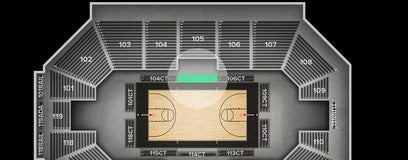 Seat view from Courtside