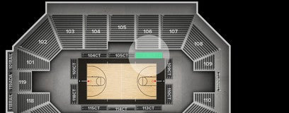 Seat view from Courtside