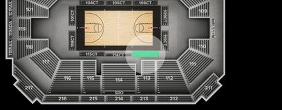 Seat view from Courtside