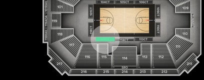 Seat view from Courtside