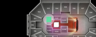 Seat view from Floor