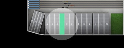 Seat view from Tier 1 Pit Southside