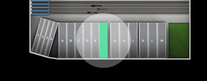 Seat view from Tier 1 Pit Southside