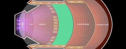 Seat view from Orchestra