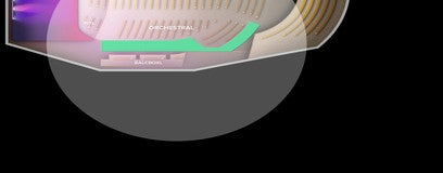 Seat view from Orchestra Box Left