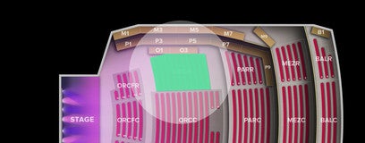 Seat view from Orchestra