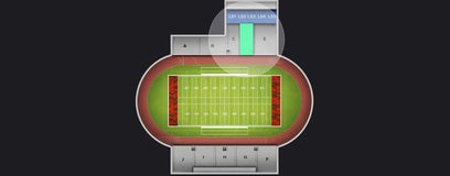 Seat view from Sideline