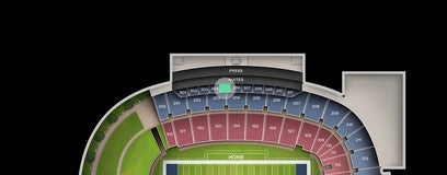 Seat view from Club
