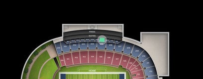 Seat view from Club