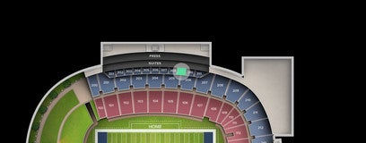 Seat view from Club