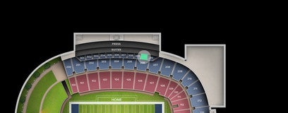 Seat view from Club