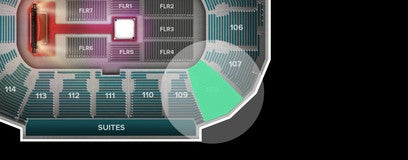 Seat view from Lower