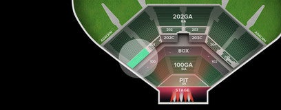 Seat view from Upper