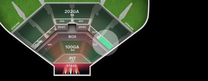Seat view from Upper