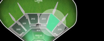 Seat view from Upper