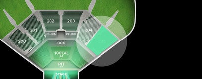 Seat view from Upper