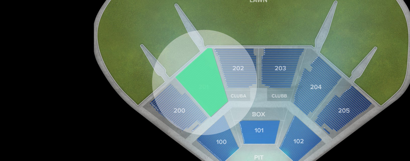 Seat view from Upper