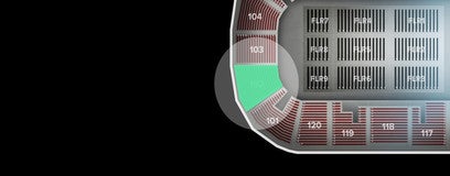 Seat view from Main Bowl