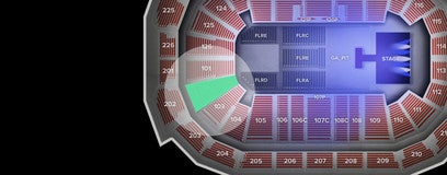 Seat view from Lower