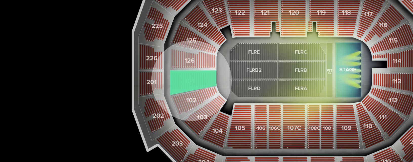 Seat view from Lower