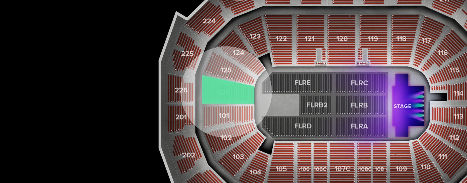 Seat view from Lower