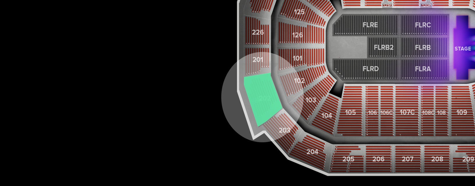 Seat view from Upper