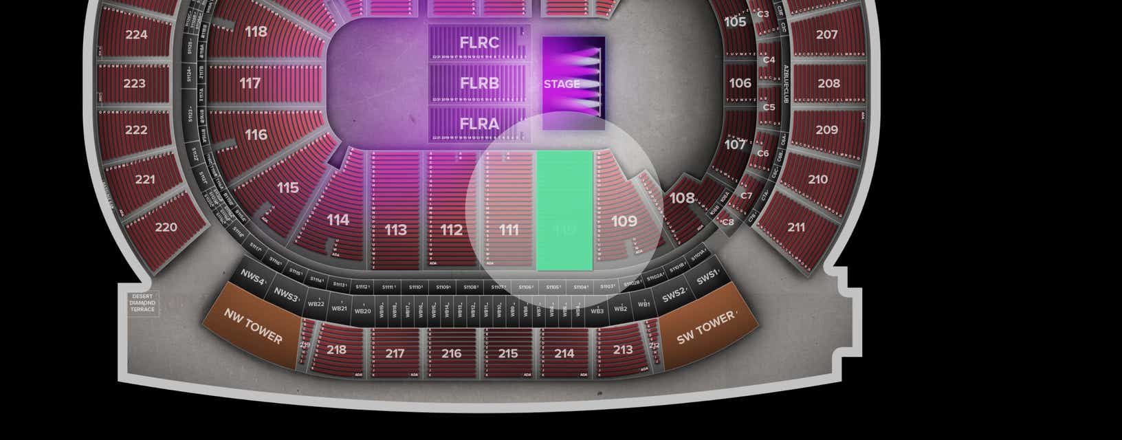 Seat view from Lower