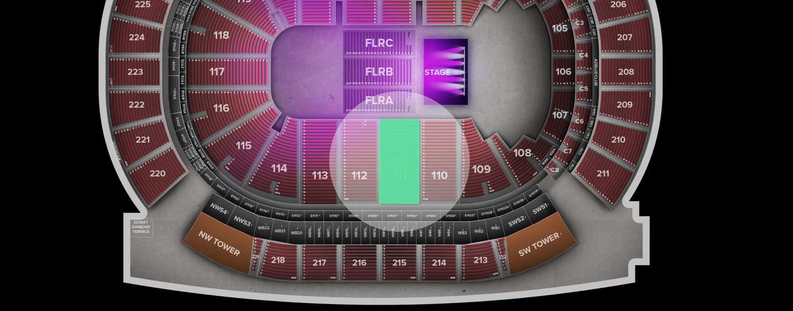 Seat view from Lower