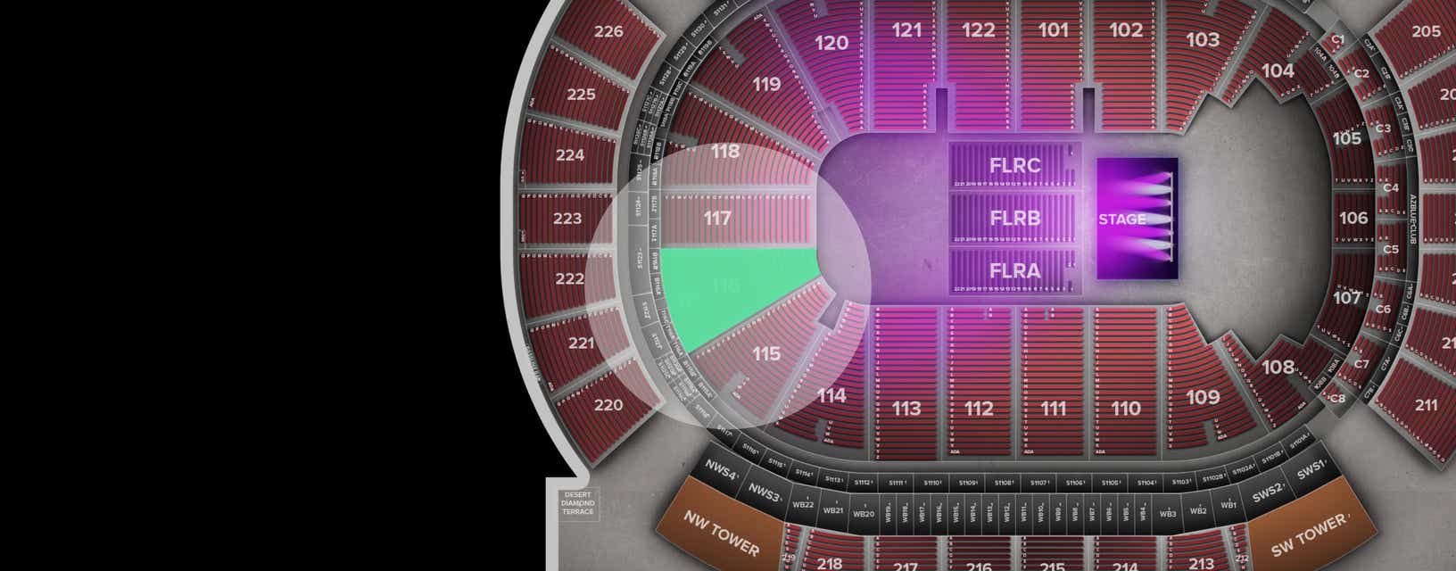 Seat view from Lower