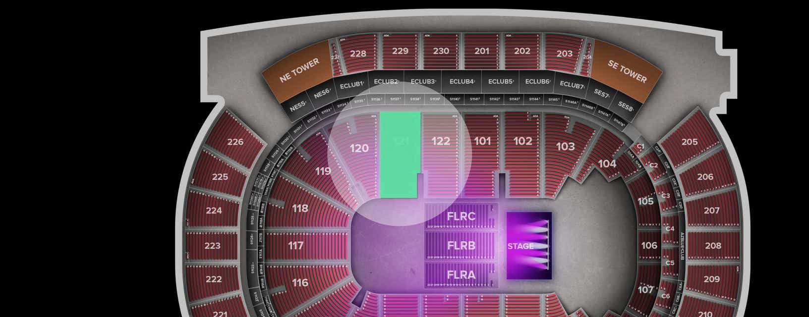 Seat view from Lower
