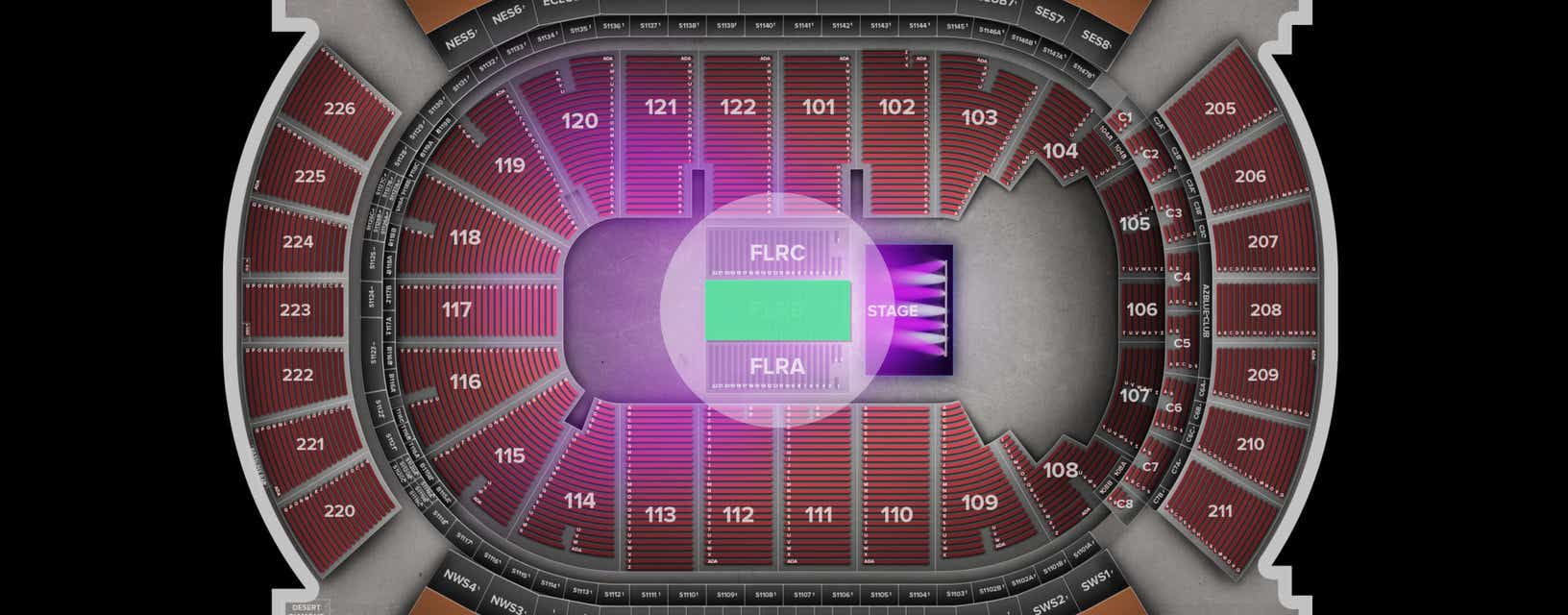 Seat view from Floor
