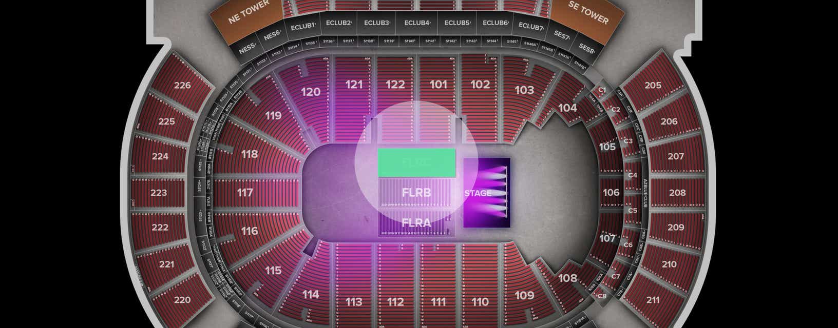 Seat view from Floor